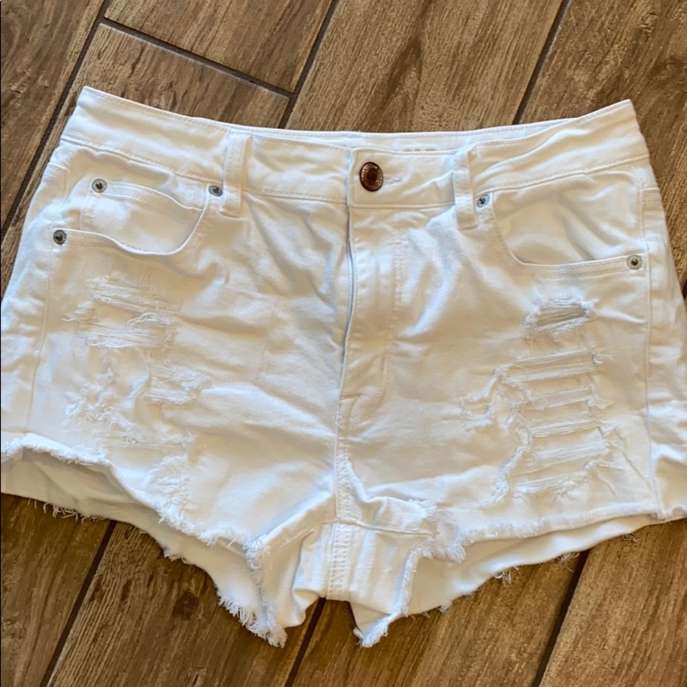 High rise super stretch shorts